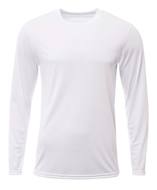 A4 Sublimation Sprint Long Sleeve Tee 100% Polyester
